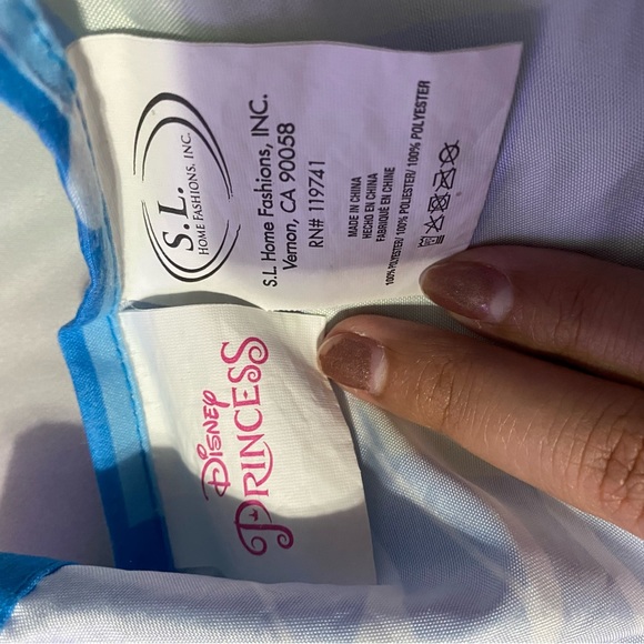 the little mermaid shower curtain NWOT Disney no hooks disney princess - Picture 8 of 8